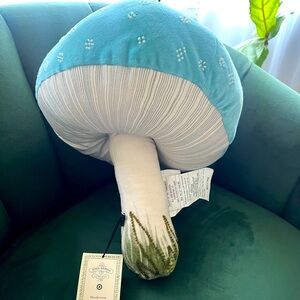 John Derian for Target mushroom accent pillow NWT